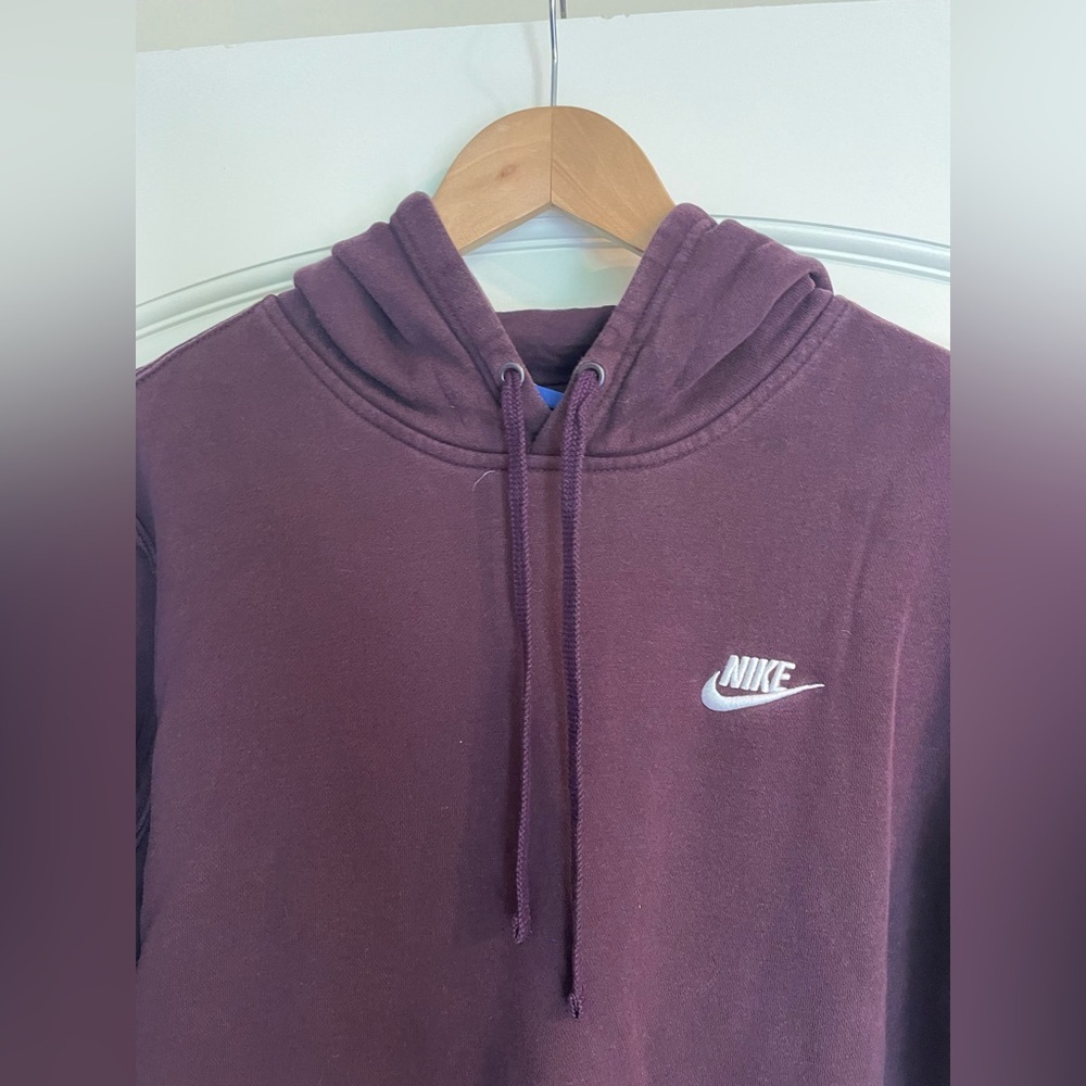 Nike Burgundy Hoodie - Picture 2 of 6